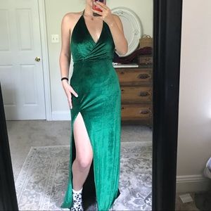 Velvet Maxi Dress